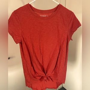 Small Orange Abercrombie & Fitch Casual Shirt
